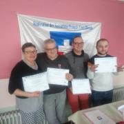 remise diplomes et médailles Assemblée Générale 2018 du CD 57