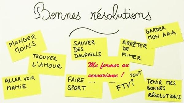 Bonnes resolutions secourisme